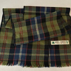 Classic House of Donegal Tartan Scarf with Fringe